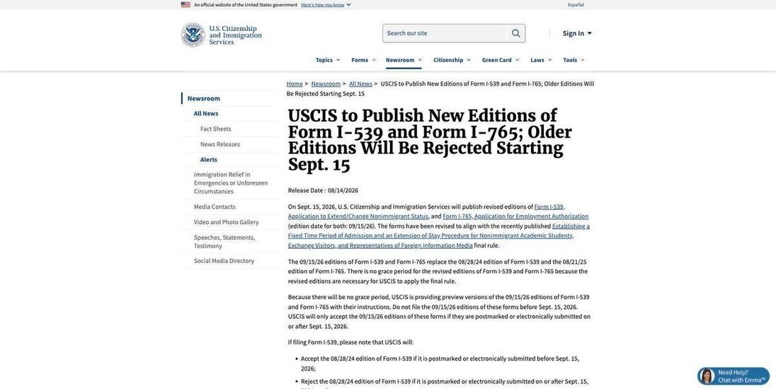 Form Edition Rule