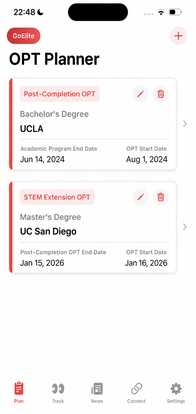 OPTimize app screenshot